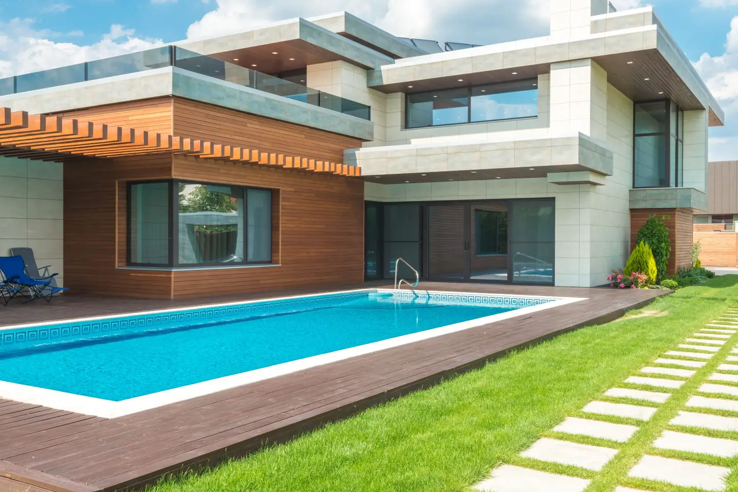 Swimming pool built in Beaumont Hills, NSW